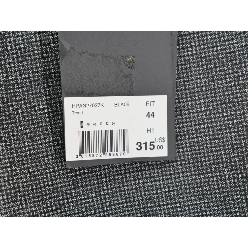 NWT The Kooples Men Trend Fit Grey Textured Wool Blend Dress Pants EU44 US31x32
